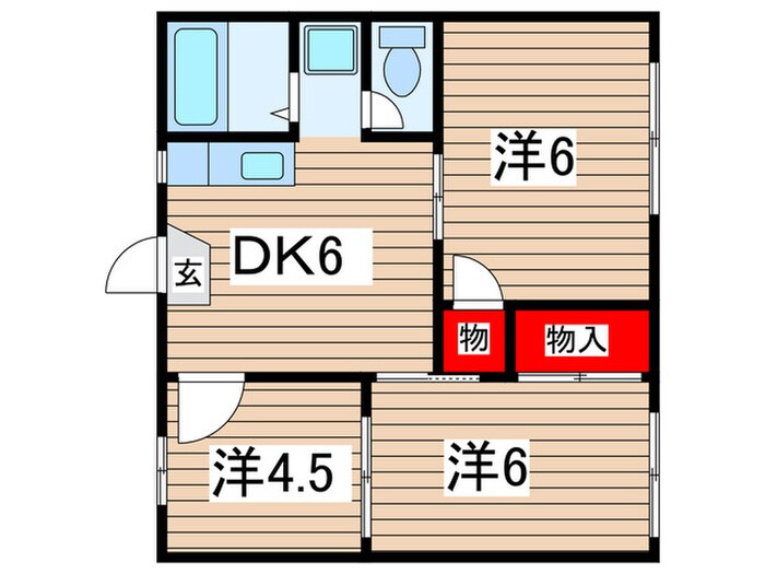 メゾンドブリーズ３番館の物件間取画像