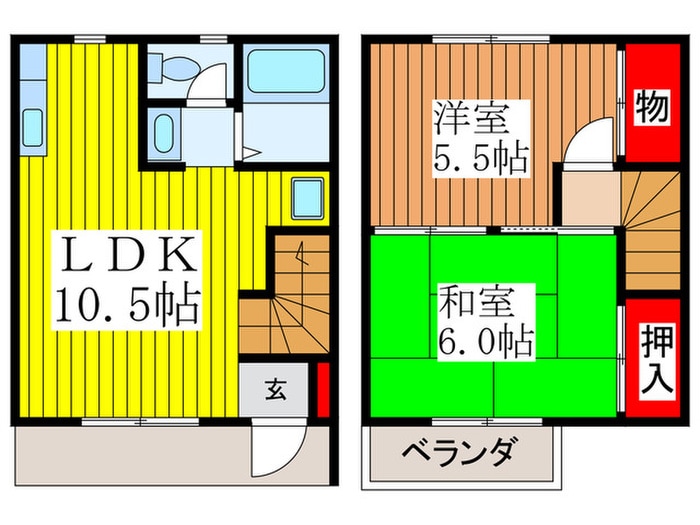 メゾン横田　1の物件間取画像