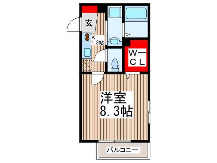 アンジェリ－クの物件間取画像