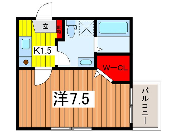 アクシ－ズグランデ常盤の物件間取画像