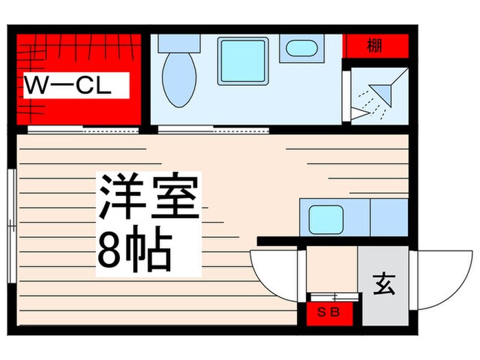 クレール５の物件間取画像