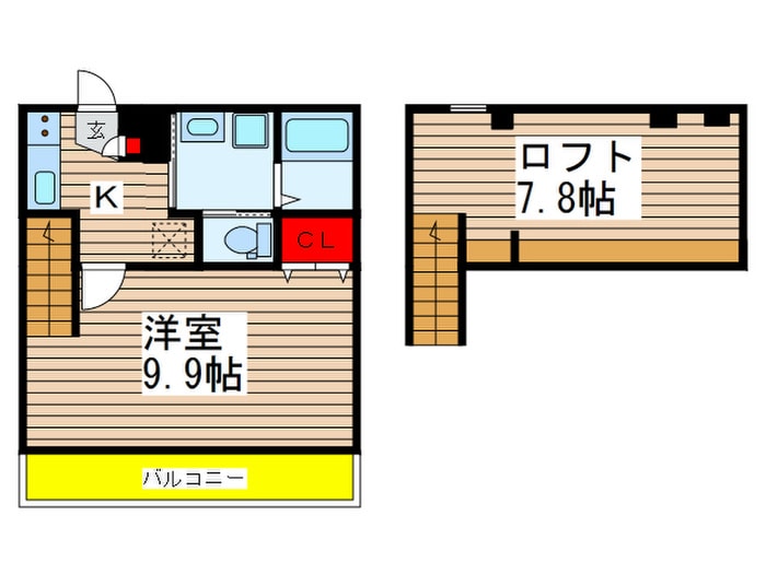 ルミナスの物件間取画像