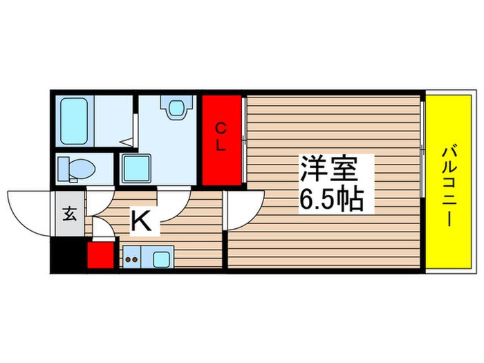 レイエス東習志野の物件間取画像