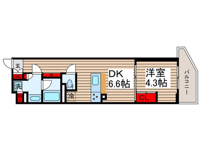 WORVE東京木場の物件間取画像