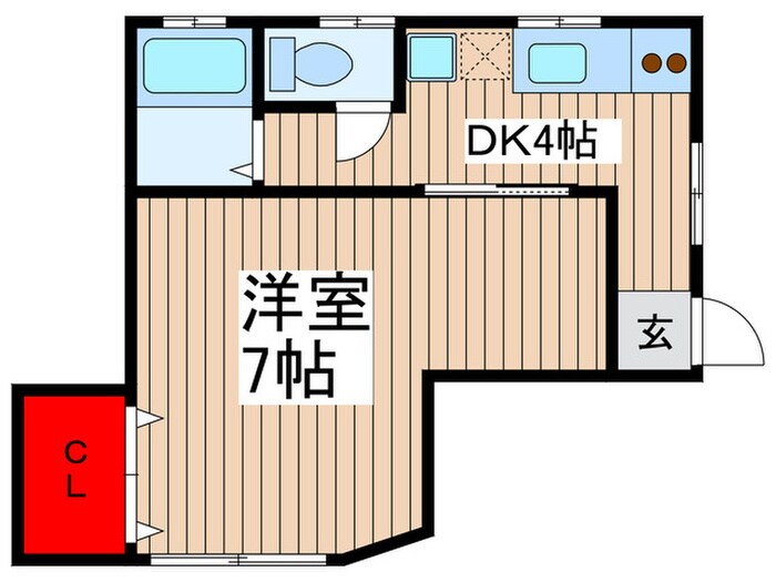 マロニエハイツの物件間取画像