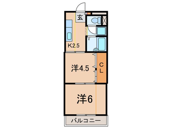 サンヒルズ赤塚の物件間取画像