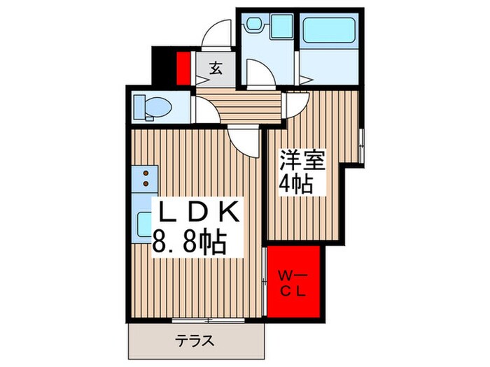 メゾンウエストの物件間取画像