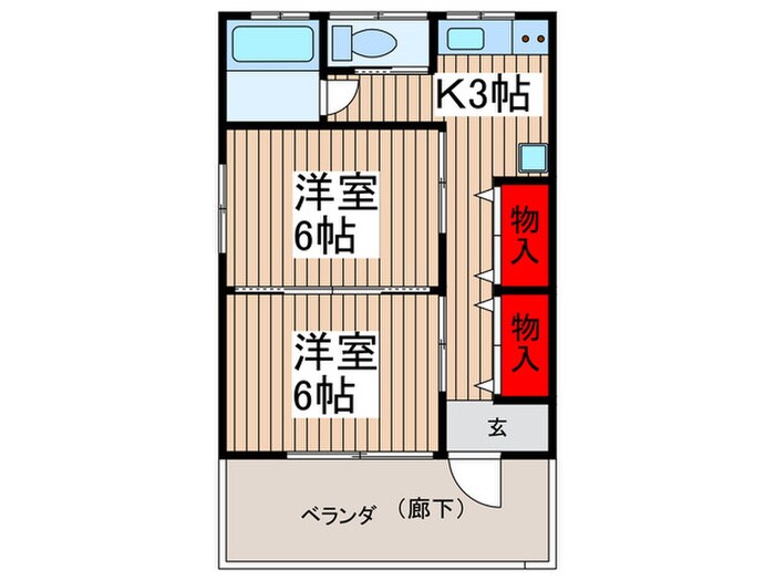 物件間取画像
