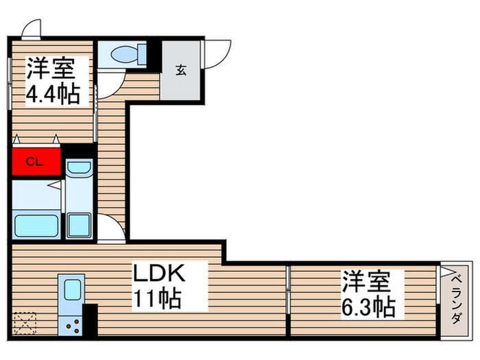 グラナーデ西新井栄町の物件間取画像