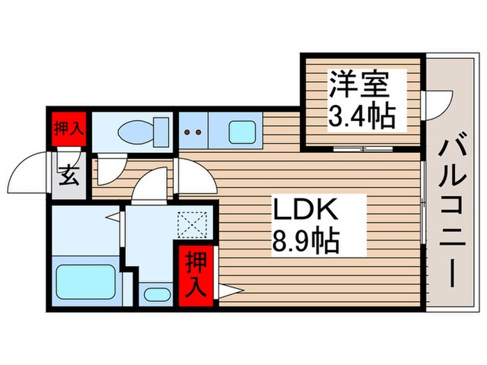 フェリックス柏の物件間取画像