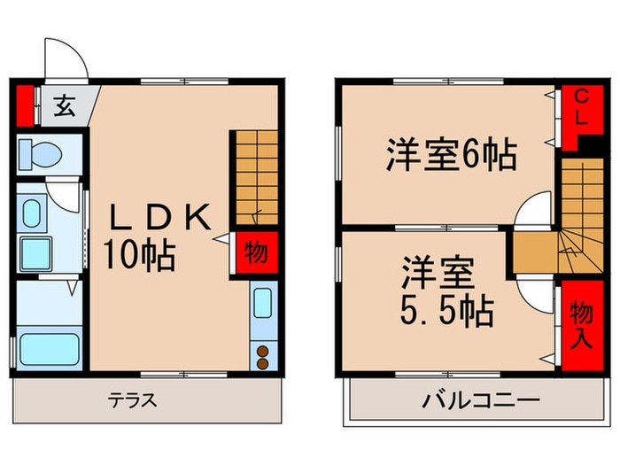 サニ－ハウスの物件間取画像