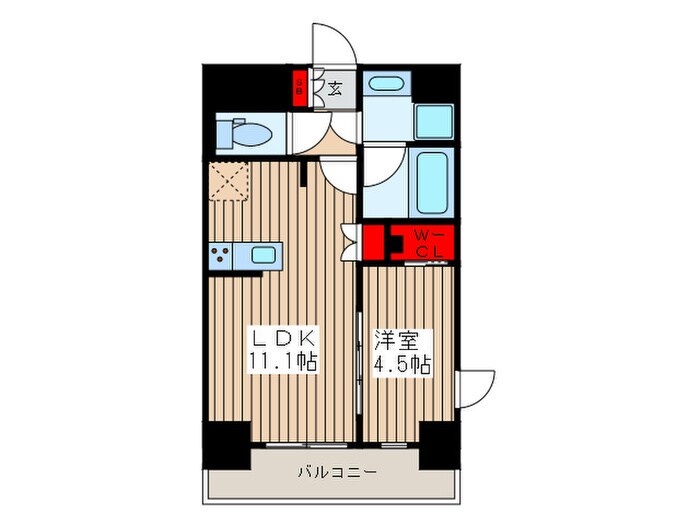 ライトテラス浅草の物件間取画像