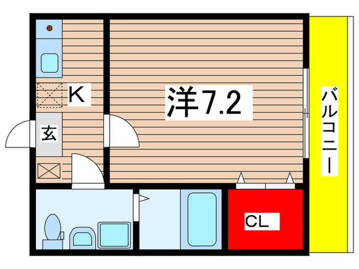 モダンアパートメント日吉ヴィラの物件間取画像