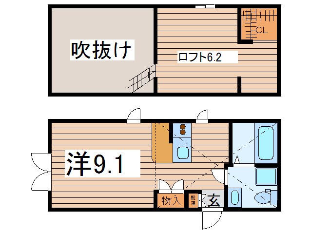 プリマ十番館の物件間取画像