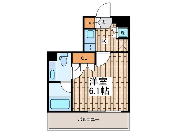 レアライズ平和島の物件間取画像