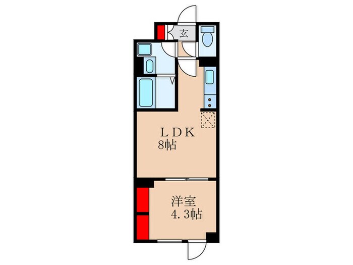 ウェルスクエア東高円寺の物件間取画像