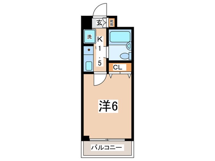 シャルレ橋本の物件間取画像