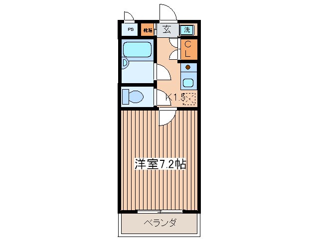 ハイヴィラ東海の物件間取画像