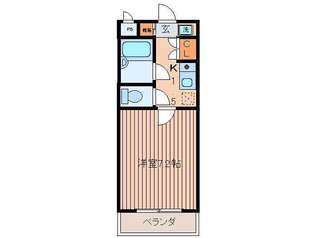 ハイヴィラ東海の物件間取画像