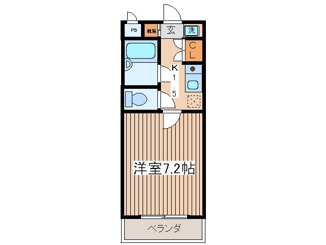 ハイヴィラ東海の物件間取画像