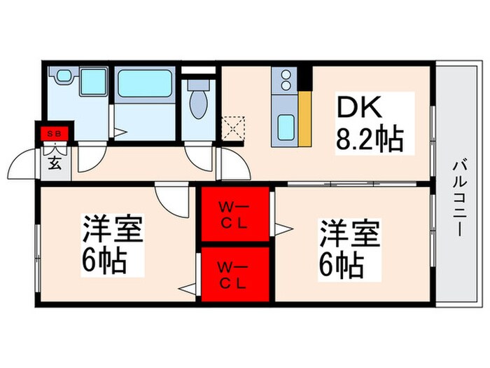コンフォ－ル瑞江Ⅲの物件間取画像