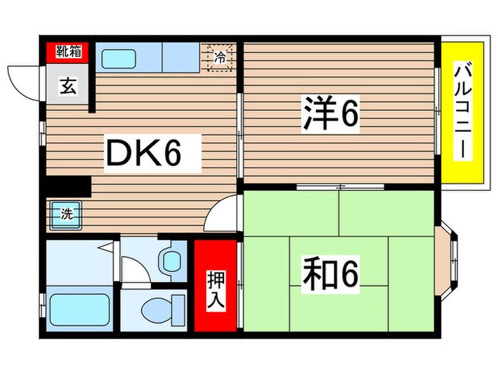 メゾンボナールの物件間取画像