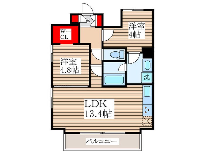 デュオフラッツ葛西の物件間取画像