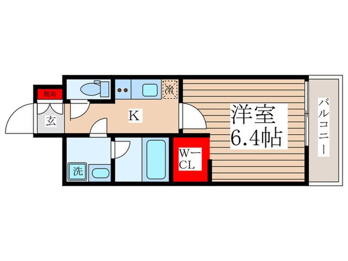 デュオフラッツ葛西の物件間取画像