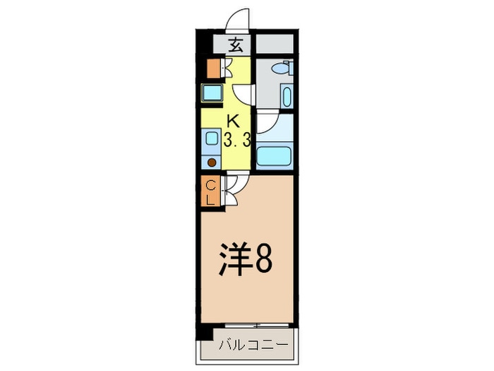 フォンテ－ヌ芝浦の物件間取画像