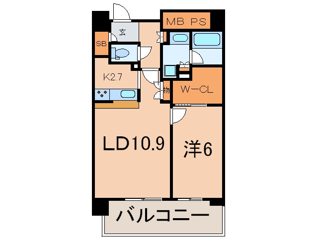 フォンテ－ヌ芝浦の物件間取画像