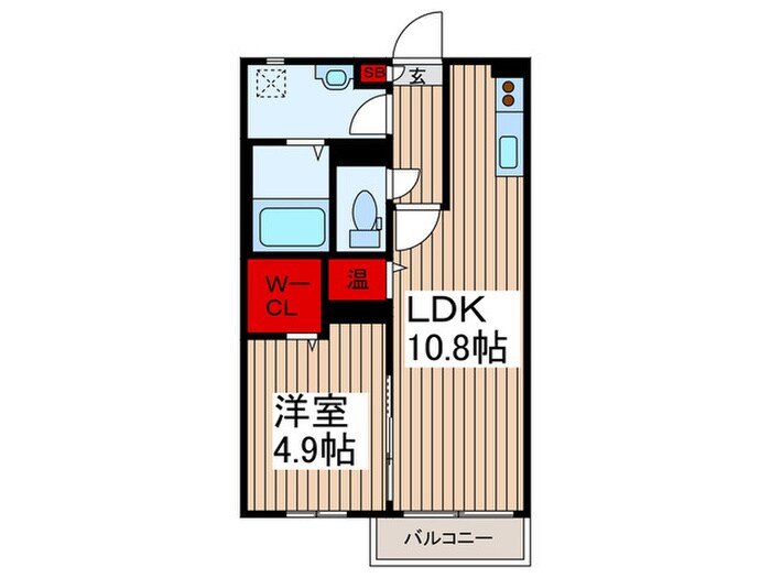 Ｏｈａｎａ　Ｈｅｒｅ　Ｃの物件間取画像