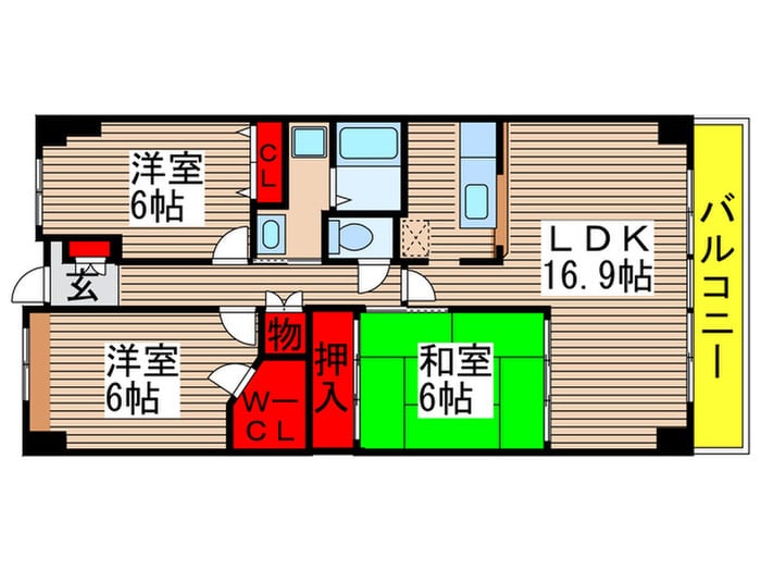 パラシオの物件間取画像