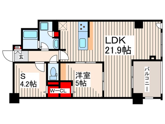 シルクボーテの物件間取画像