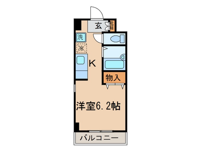 フロ－ラ菊名の物件間取画像