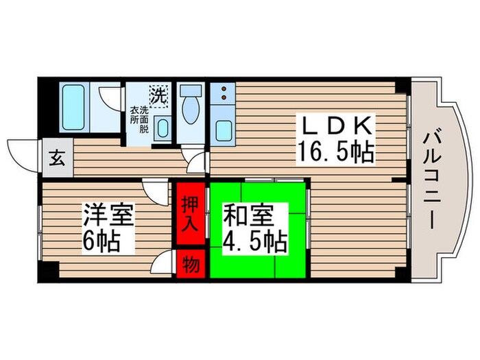 ＢｅＬＬ　紗楼の物件間取画像