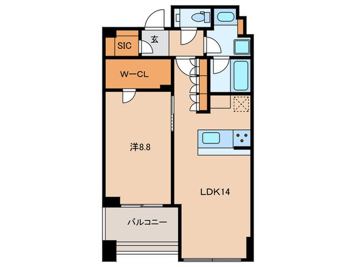白金ザ・スカイEAST(3515)の物件間取画像