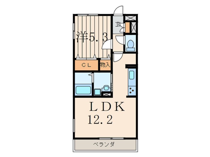 コルノリザイアの物件間取画像