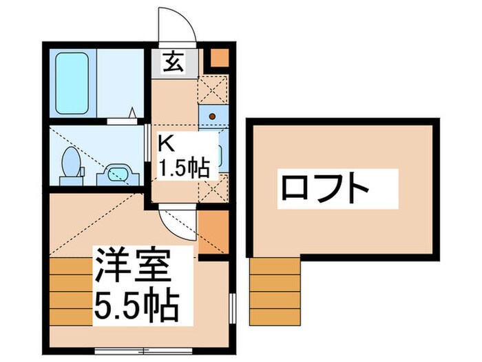 仮)LA CHICの物件間取画像