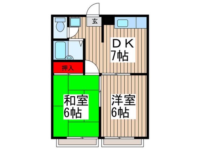物件間取画像