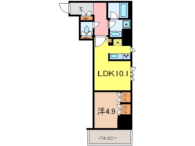 コンフォリア浅草橋の物件間取画像