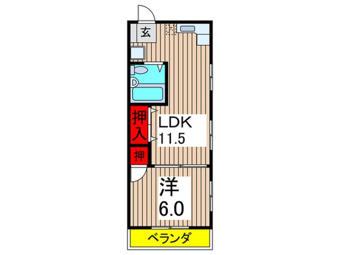 ブロッサム今宮の物件間取画像