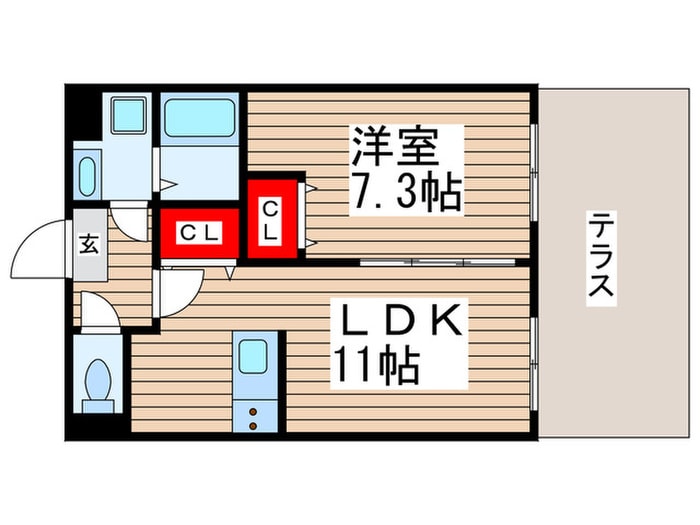 Primo　Crasse　Makuhari　Northの物件間取画像