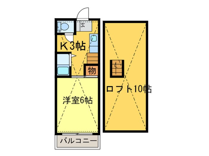 ハイツ　スギの物件間取画像