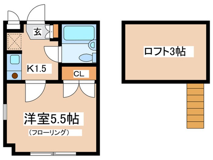 上北沢ＪＡコ－ポの物件間取画像