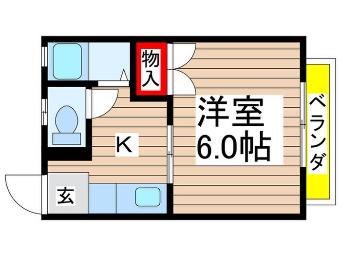 アネックス南花園の物件間取画像