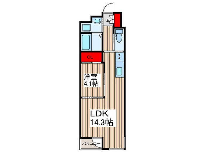 サンパレス小山の物件間取画像