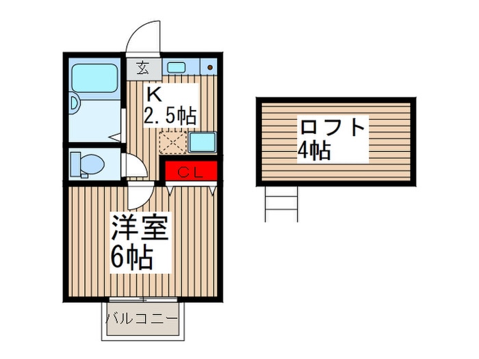 第４３アベニュー美園の物件間取画像