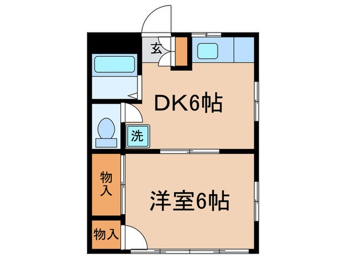 メゾン銀河の物件間取画像