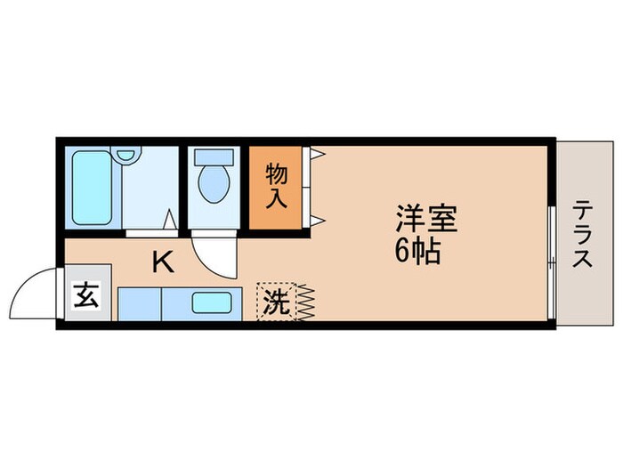 アベニュ－国立の物件間取画像