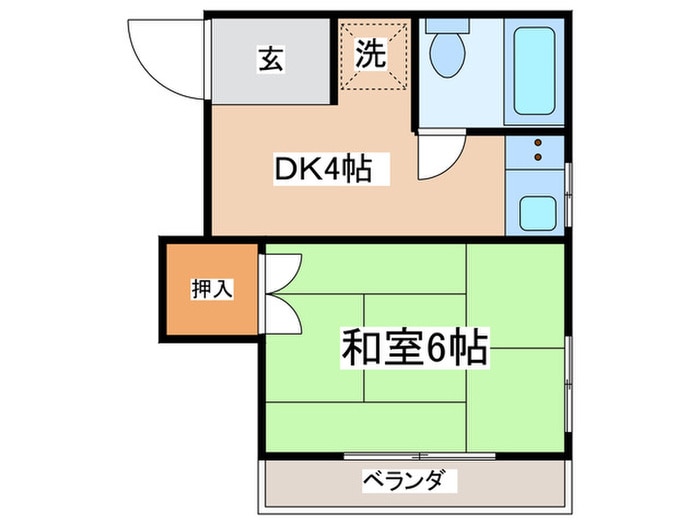 コーポ和久の物件間取画像